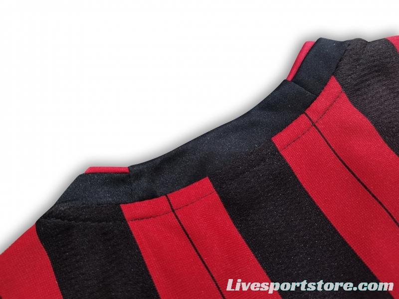 Retro Kids 2013/14 AC Milan Home Soccer Jersey