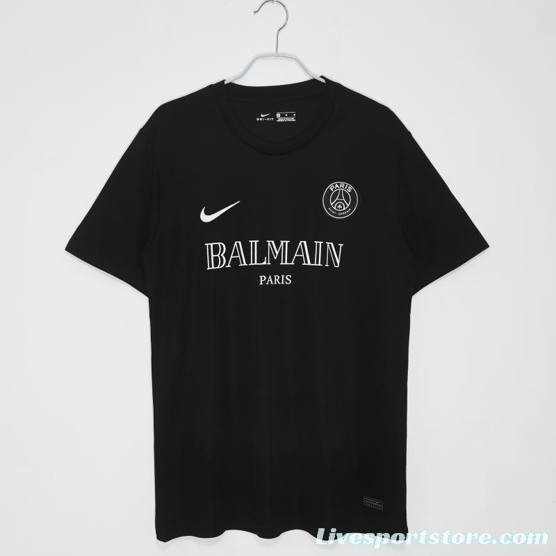 Retro 2020 PSGx Balmain Black Jersey