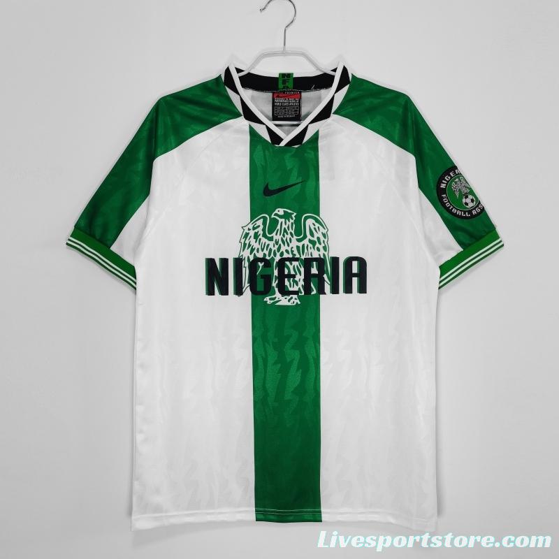 Retro 1996/98 Nigeria Away Soccer Jersey