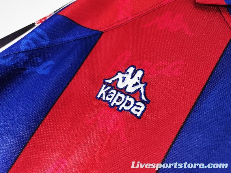 Retro 1995/97 Barcelona Home Soccer Jersey