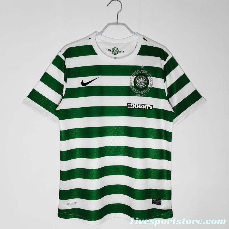 Retro 2012/13 Celtic Home 125th Anniversary Soccer Jersey