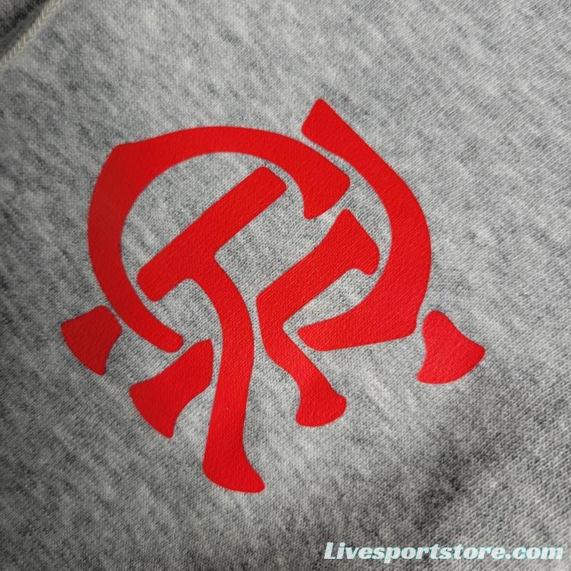 2022 Flamengo Men's And Women's Hoodie Grey