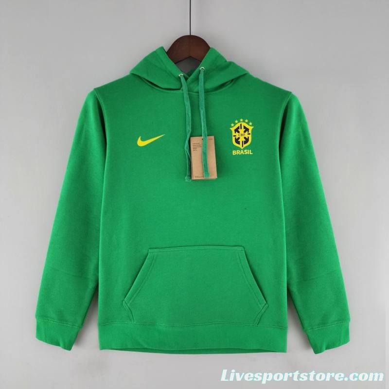 2022 Brazil Hoodie Green