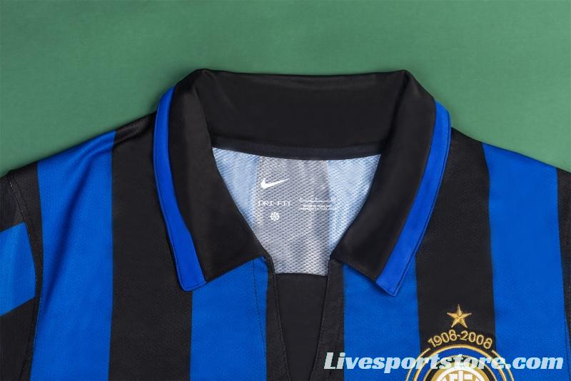 RETRO 07/08 Inter Milan Home Soccer Jersey