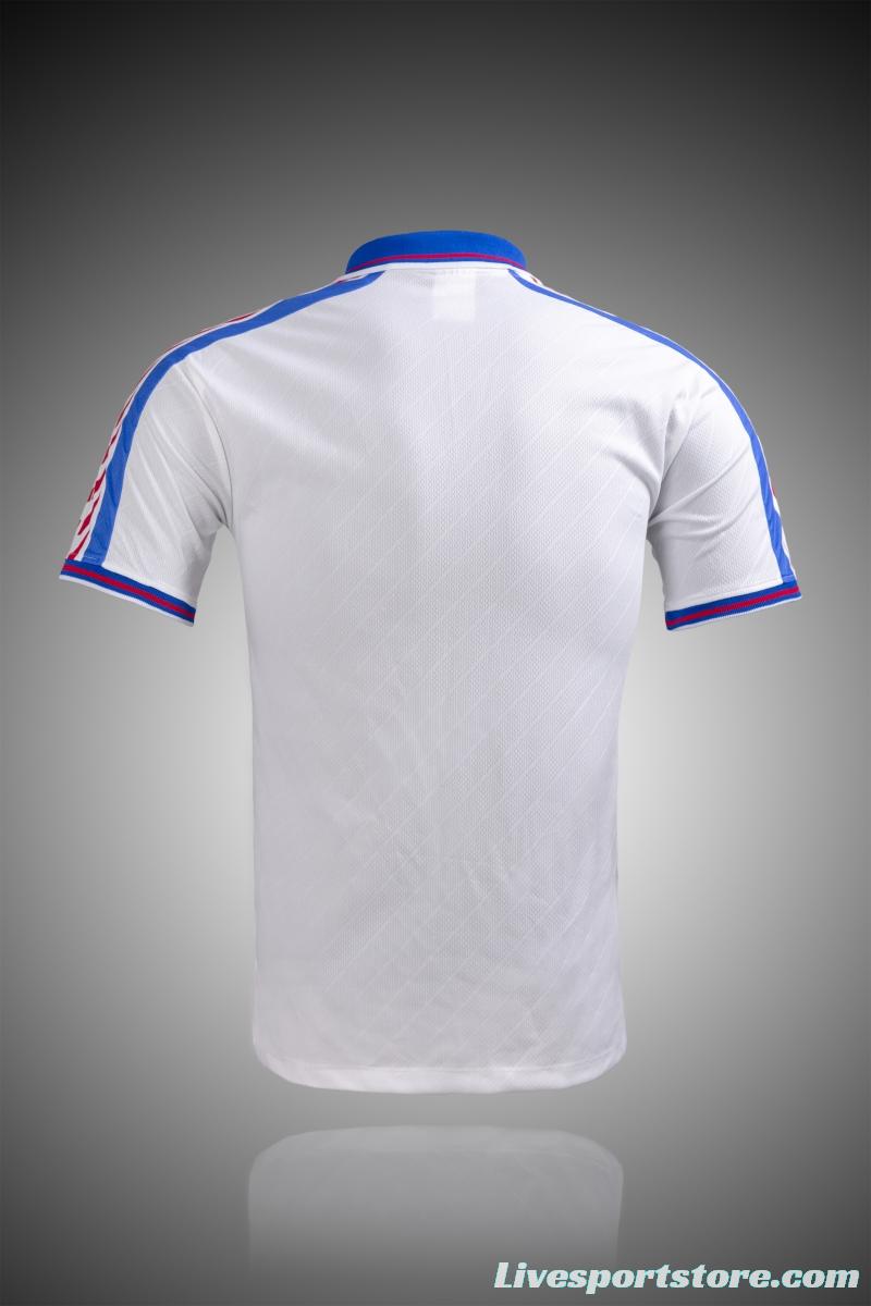 Retro 1996 Czech Republic  Away Soccer Jersey