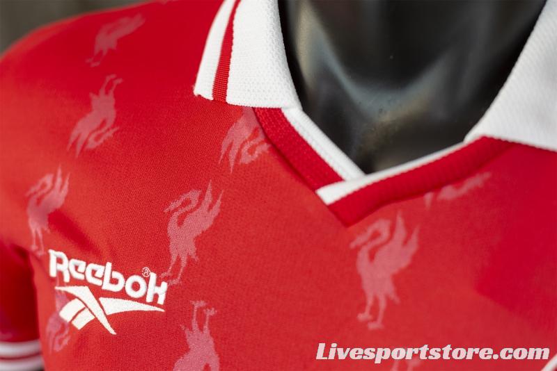 Retro 96/98 Liverpool Home Soccer Jersey