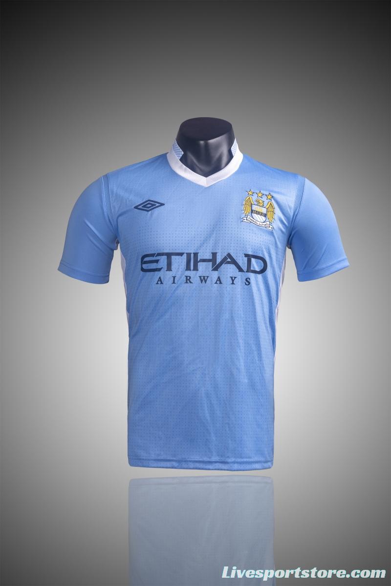 RETRO 11/12 Manchester City Home Soccer Jersey