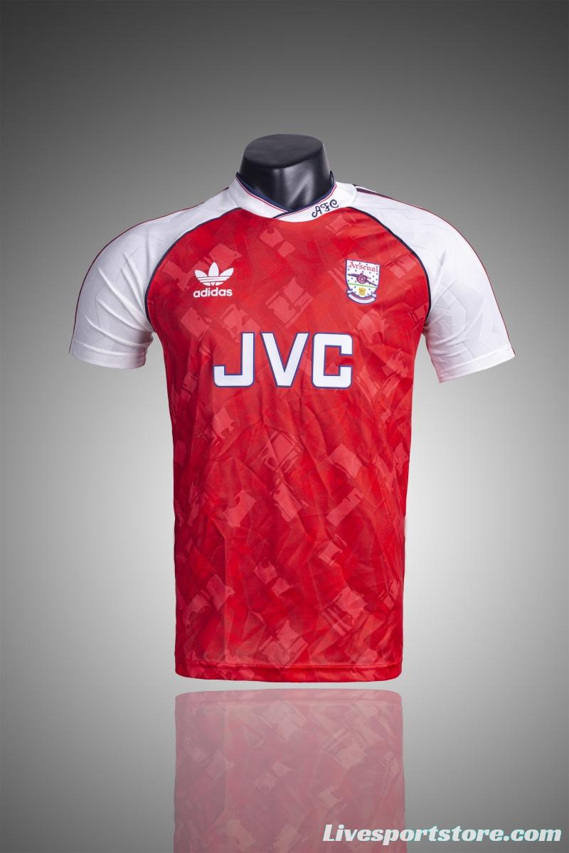 Retro 90/92 Arsenal Home Soccer Jersey