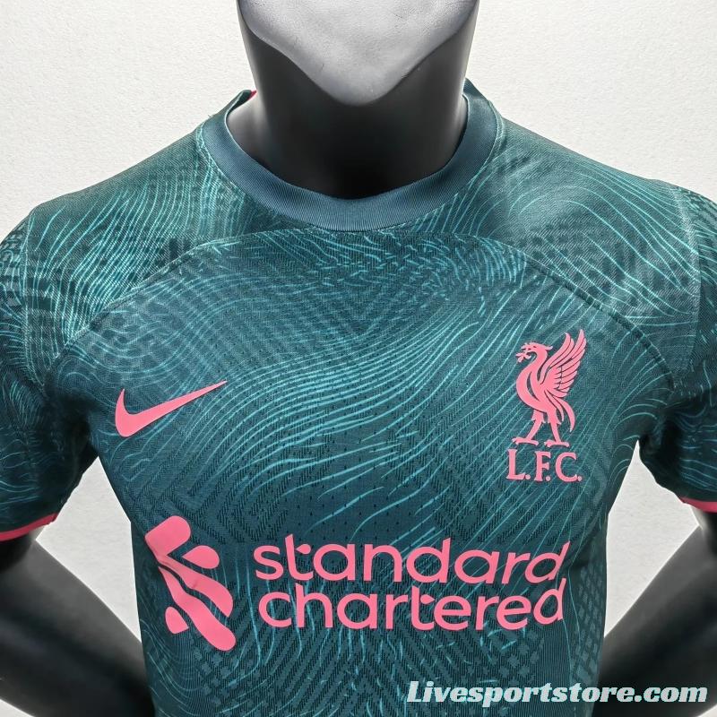 Player Version 22/23 Liverpool Third Soccer Jersey