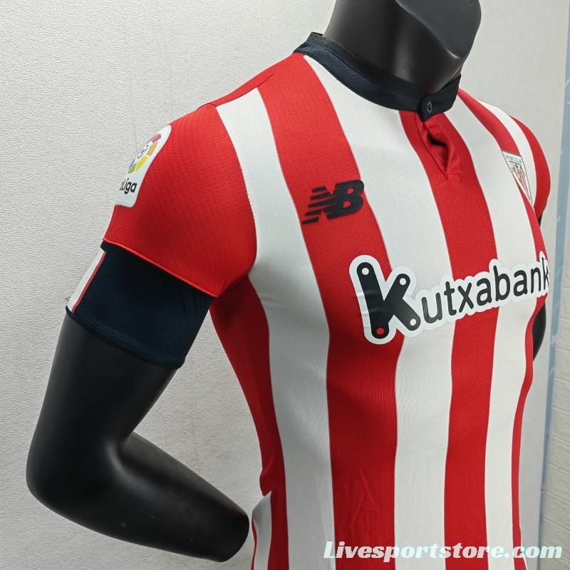 Player Version 22/23 Bilbao Athletic Home Soccer Jersey