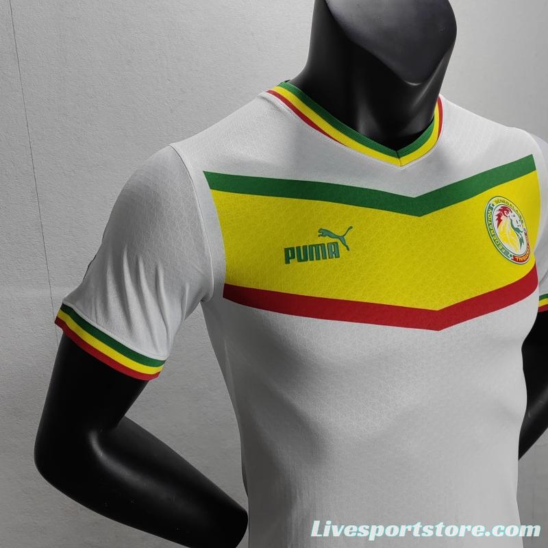 Player Version 2022 Senegal Home Soccer Jersey