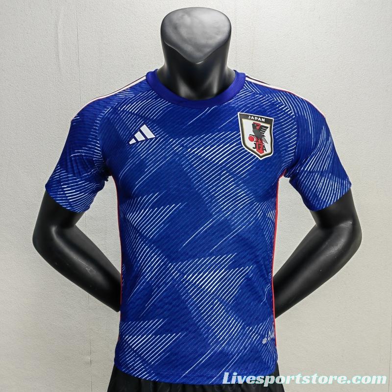 Player Version 2022 Japan Home Soccer Jersey