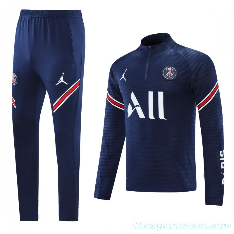 2022 PSG Navy Half Zipper Tracksuit