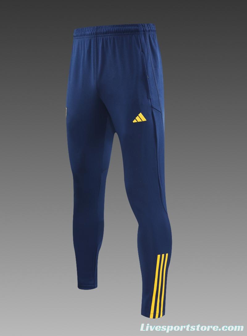 2022 Spain Navy Half Zipper Tracksuit