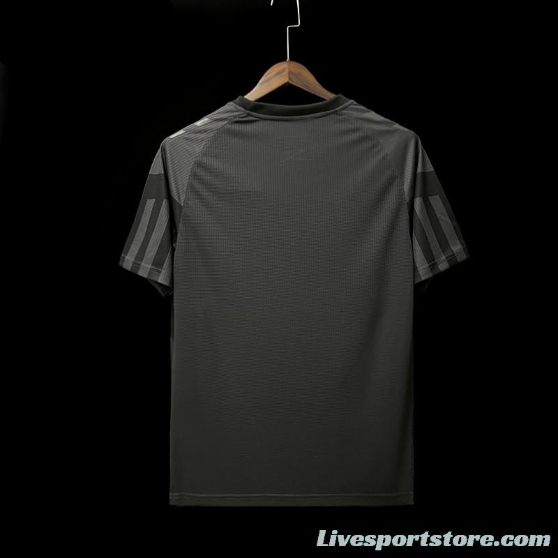 2022 Denmark Away Black Soccer Jersey