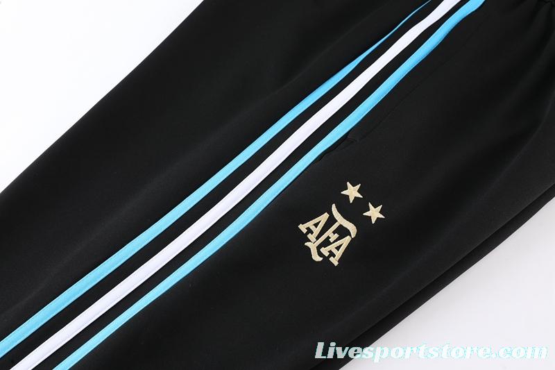 2022 Argentina White Full Zipper Tracksuit