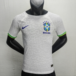 Player Version 2022 Brazil White Jersey Special Version