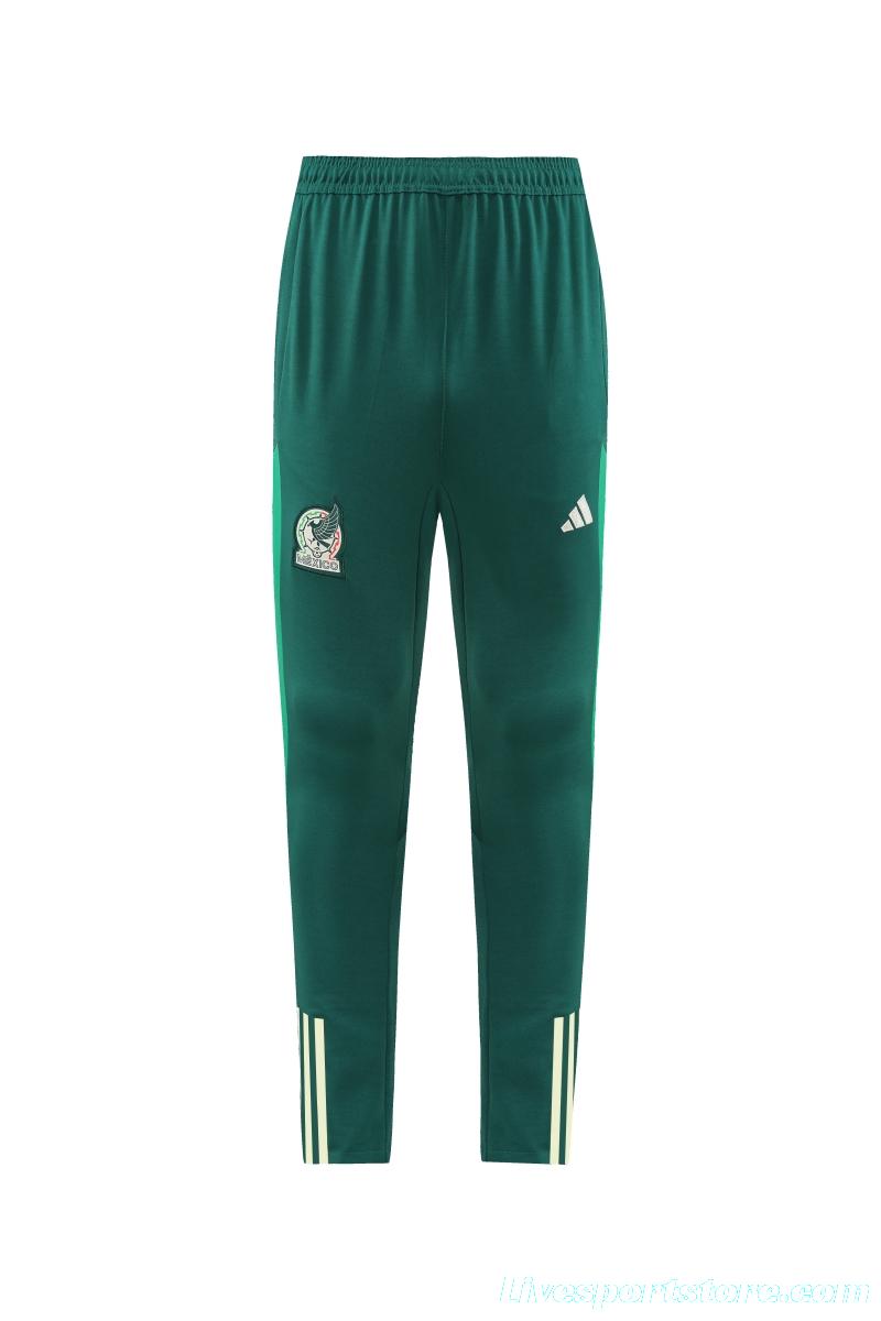 2022 Mexico Green Full Zipper Tracksuit