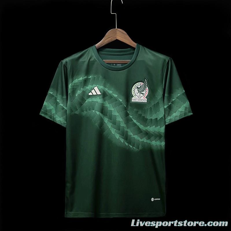 2022 Mexico Green Pre-Match Jersey