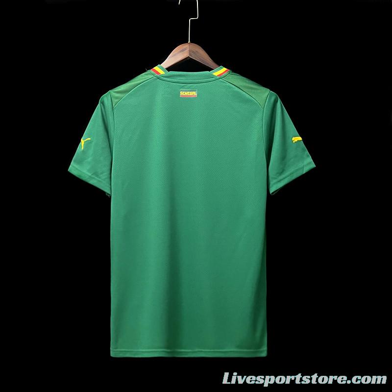 2022 Senegal Away Green Jersey