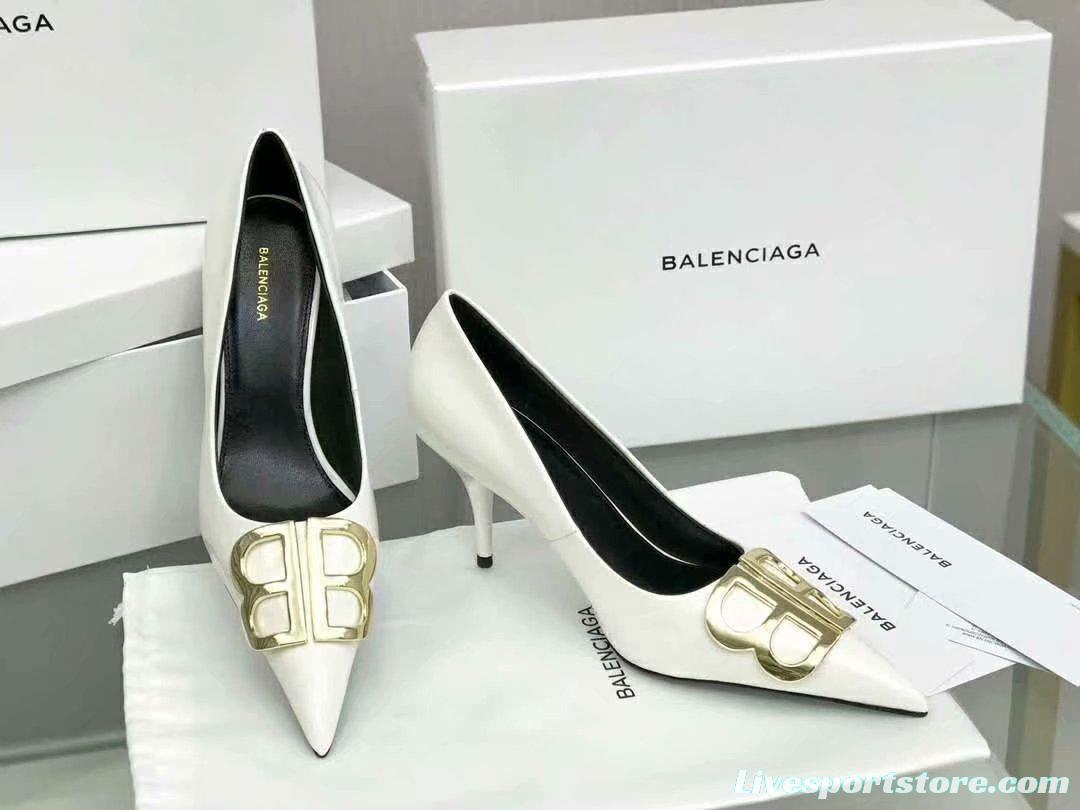 2 Color Women Balenciaga High Heels Shoes