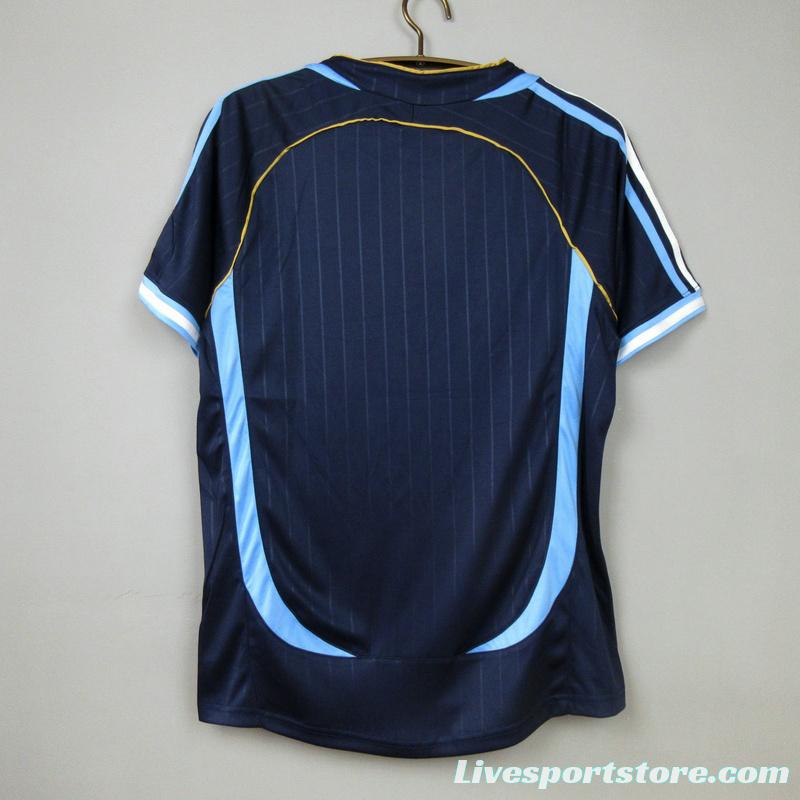 Retro 2006 Argentina Away Blue Jersey