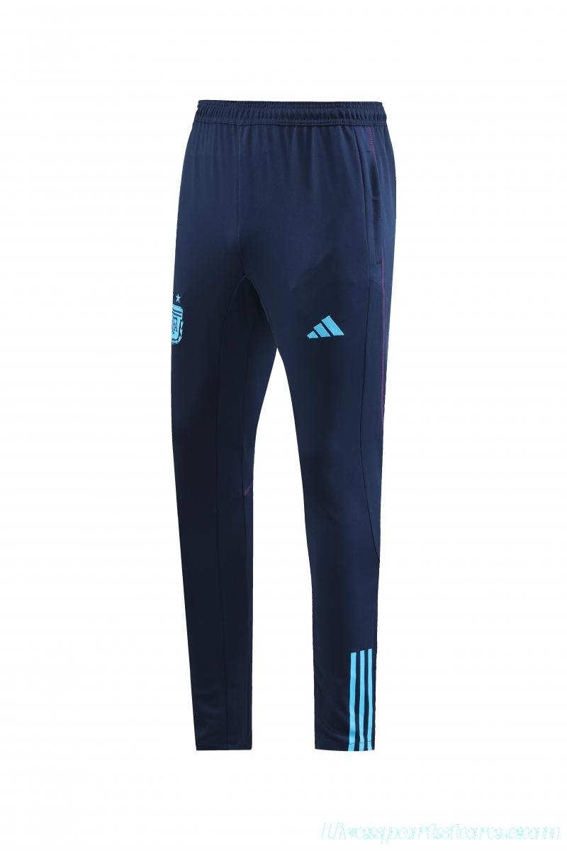 2022 Argentina Sky Blue Zipper Tracksuit