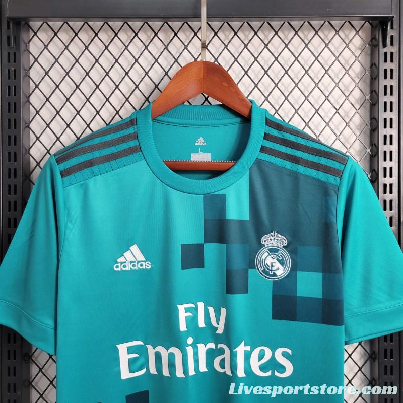 Retro 17-18 Real Madrid Third Blue Jersey