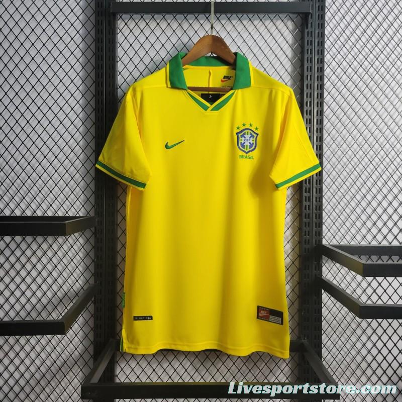 Retro1997 Brazil Home Jersey