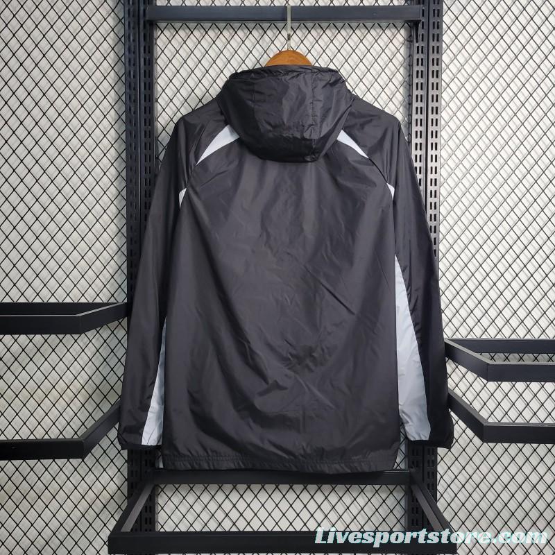 23-24 PSG Black Windbreaker