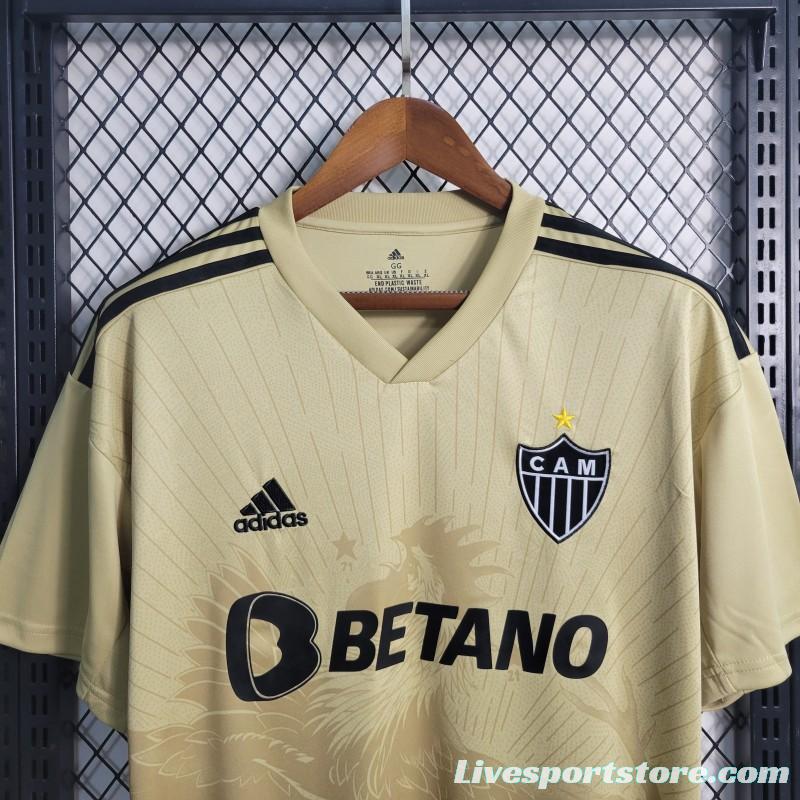 22-23 Atletico Mineiro Third Yellow Jersey