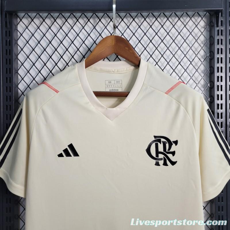 23-24 Flamengo Training Beige Jersey