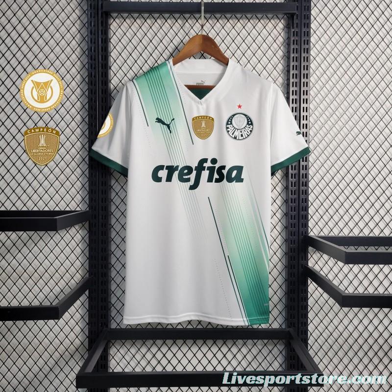 23/24 Palmeiras Away Jersey +With Full Sponsors+Patches