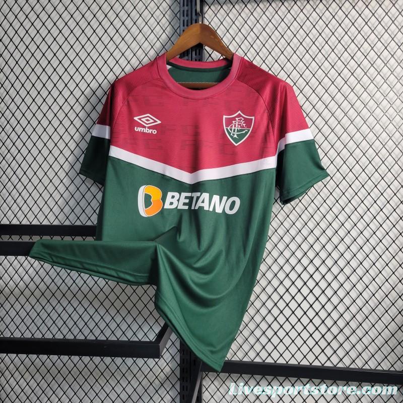 23-24 Fluminense Celestial Training Jersey Green+Red