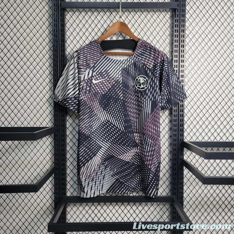 23-24 Club America Black Training Jersey