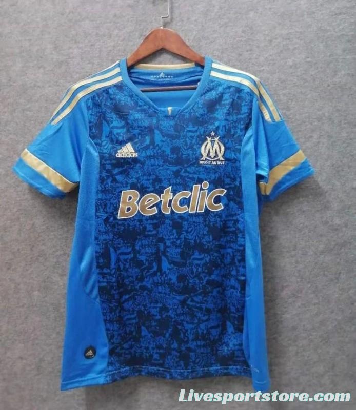 Retro 11/12 OLYMPIQUE MARSEILLE Away Blue Jersey