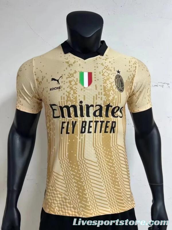 Player Version 22/23 AC MILAN Goalkeeper X KOCHÉ 4TH Golden Jersey