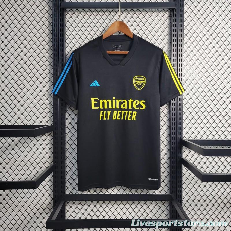 23-24 Arsenal Black Training Jersey