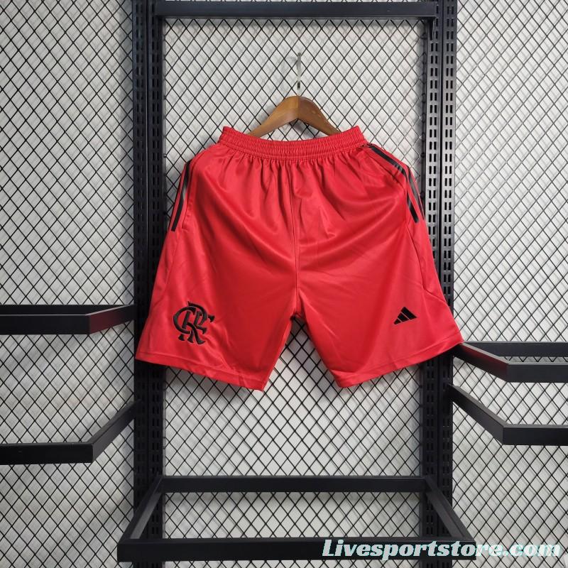 23-24 Shorts Flamengo Red Training Jersey Pants