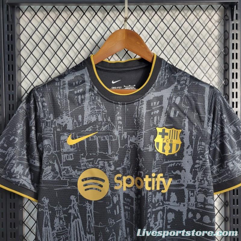 23-24 Barcelona Black Gold Special Edition Jersey