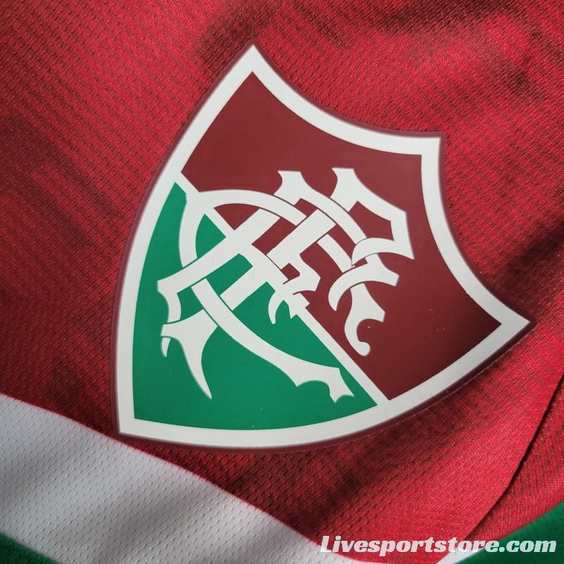 23-24 Women Fluminense Training Green Red Jersey