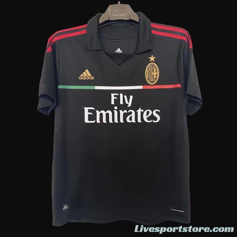 Retro 11/12 AC Milan Third Black Jersey