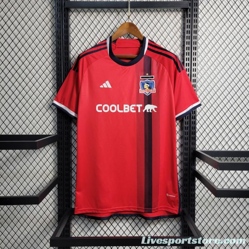 23-24 COLO COLO AWAY Red Jersey