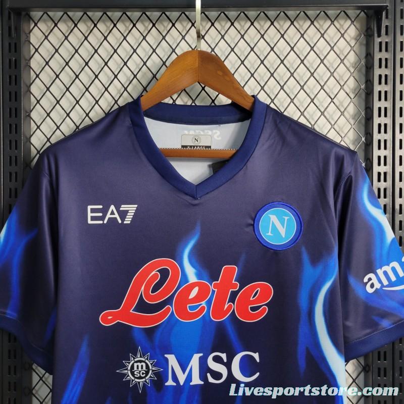 23-24 Napoli Flame Blue Jersey