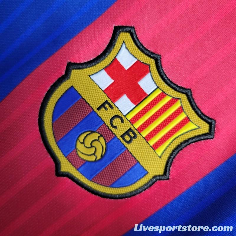 Retro 16-17 Barcelona Home Soccer Jersey