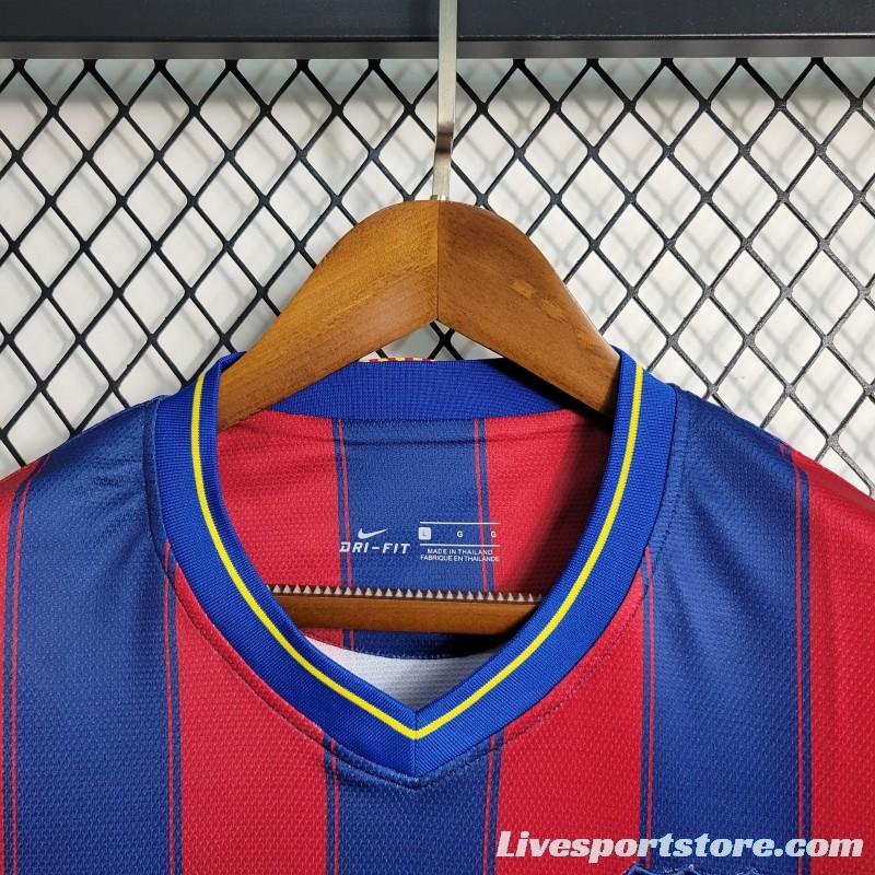 Retro 09-10 Barcelona Home Soccer Jersey