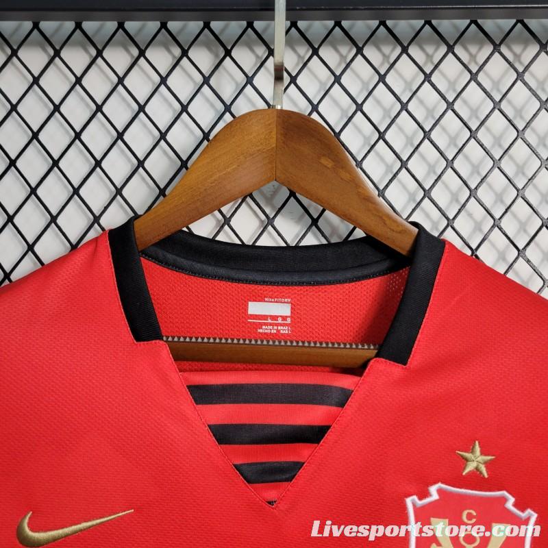 Retro 08-09 Flamengo Third Black Red Jersey