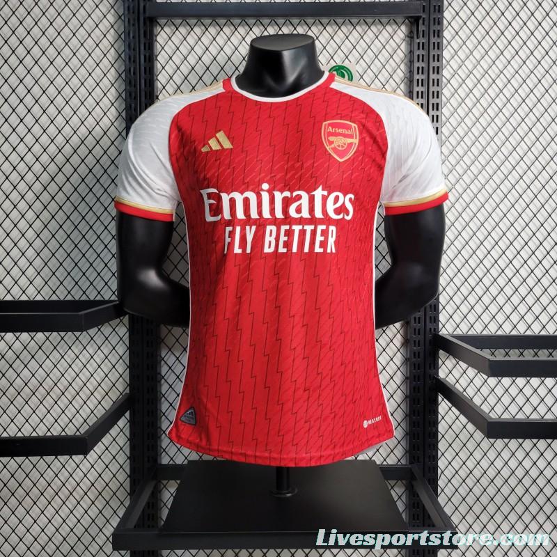 Player Version 23-24 Arsenal Home Jersey