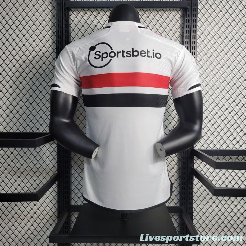 Player Version 23-24 Sao Paulo Home Jersey