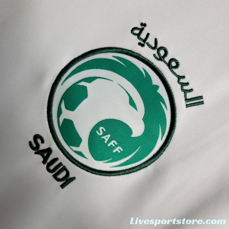 23-24 Saudi Arabia Away White Jersey